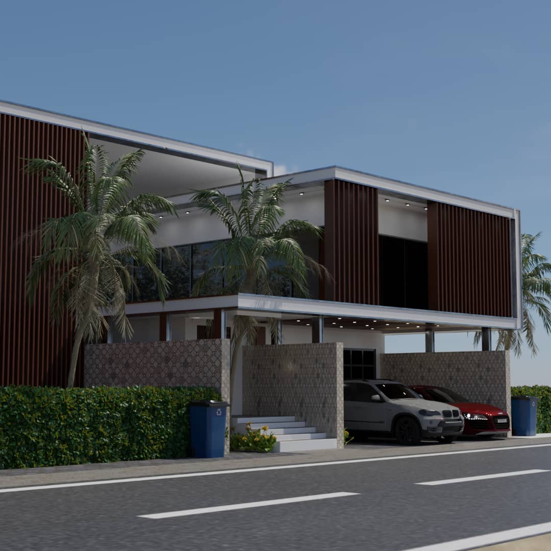 Blender architectural render 3